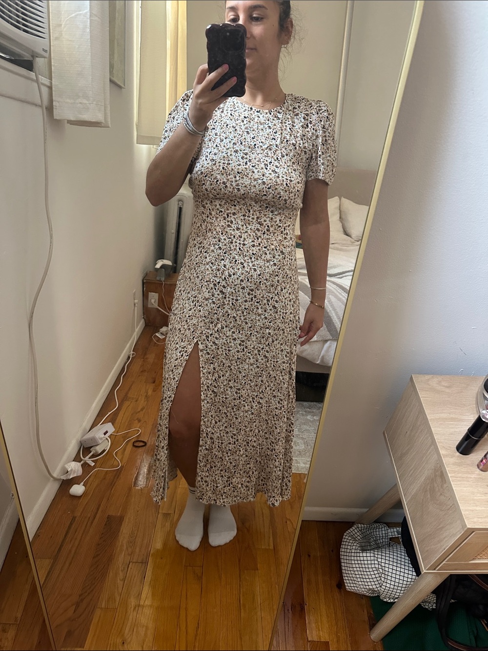 Floral Maxi Dress with slit
